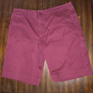 Burgundy Lacoste shorts size 46 (Lacoste sizing)